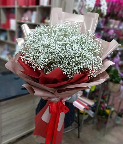 Букет цветов из: Гипсофила в Заветном Краснодарского края