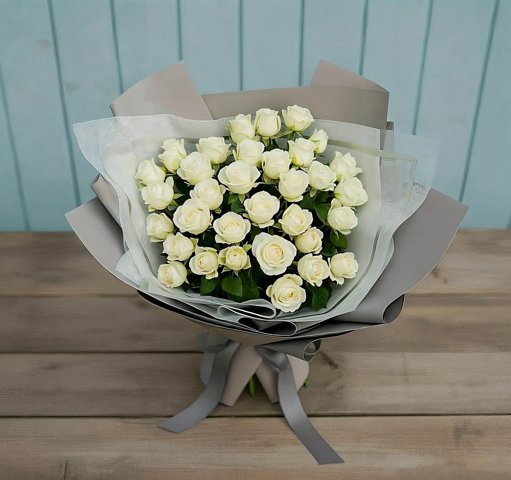 Букет Белоснежная нежность в Заветном Краснодарского края