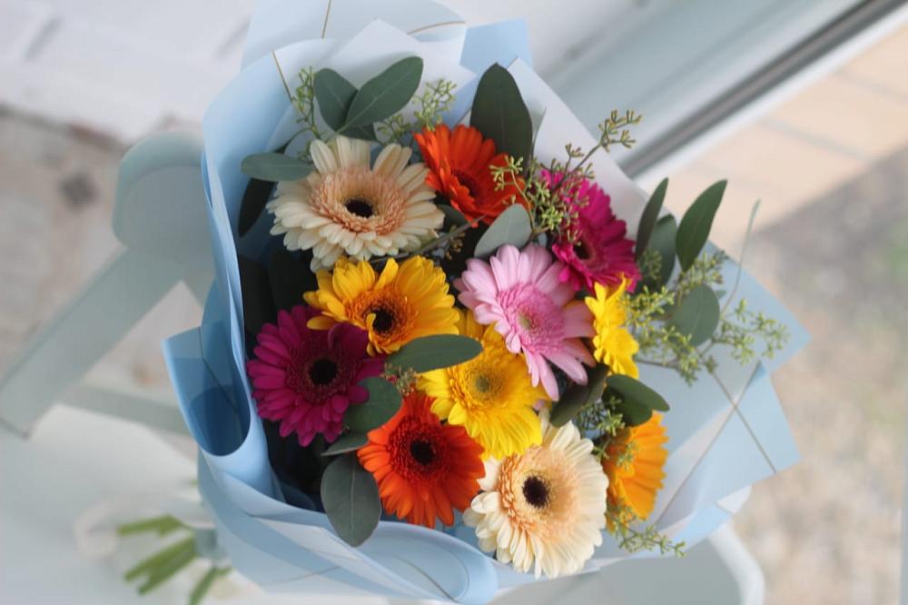 Букет цветов из: Герберы в Заветном Краснодарского края