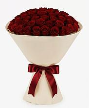 Букет 101 Бордовая роза Блэк Бакарра в Заветном Краснодарского края