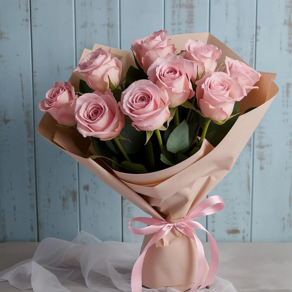 Букет цветов из: Розы в Заветном Краснодарского края