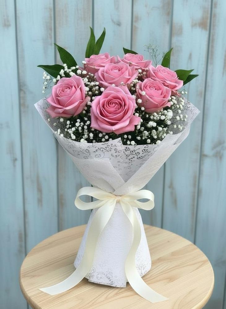 Букет цветов из: Розы в Заветном Краснодарского края