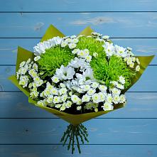 Букет цветов из:  Хризантемы в Заветном Краснодарского края