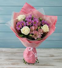 Букет цветов из:  Герберы в Заветном Краснодарского края