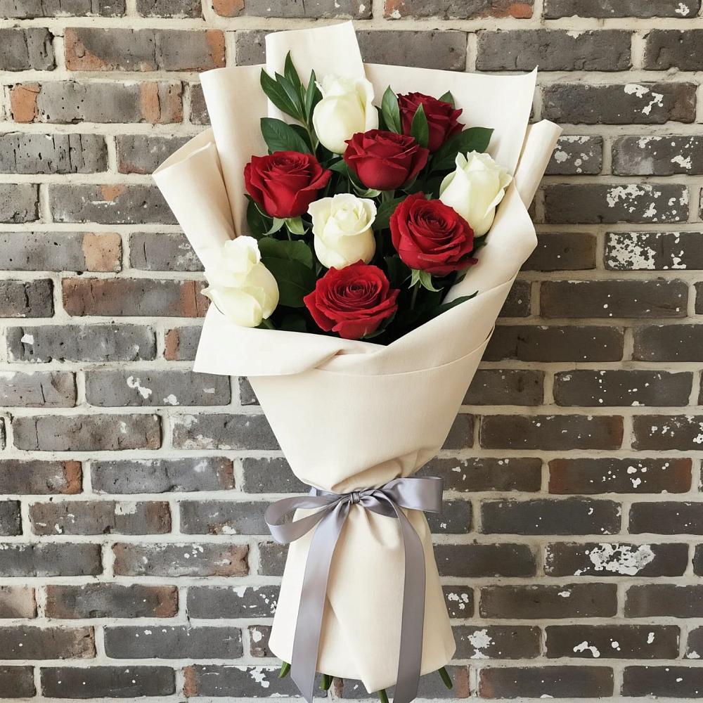 Букет цветов из: Розы в Заветном Краснодарского края