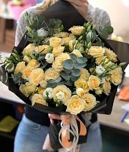 Букет цветов из:  Розы и Лизиантусы #REPLACE_PRED# Заветном Краснодарского края
