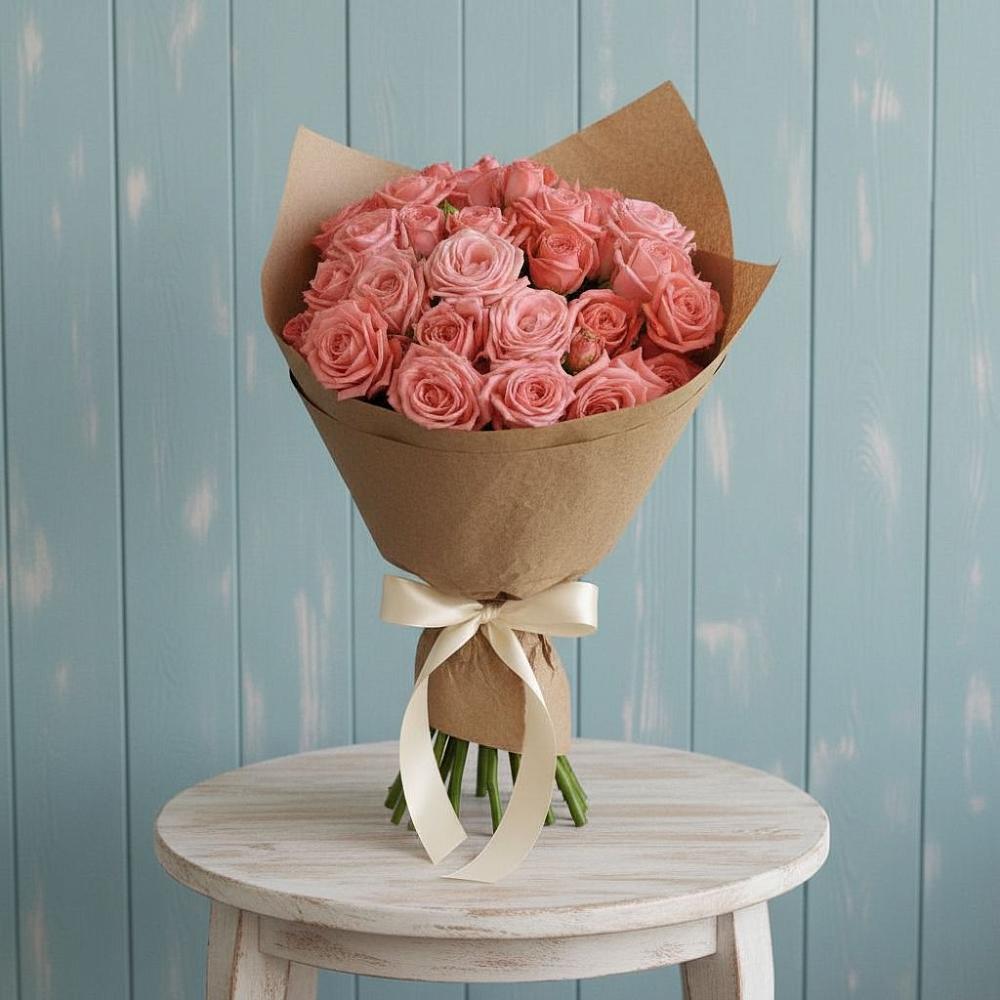 Букет цветов из: Розы в Заветном Краснодарского края