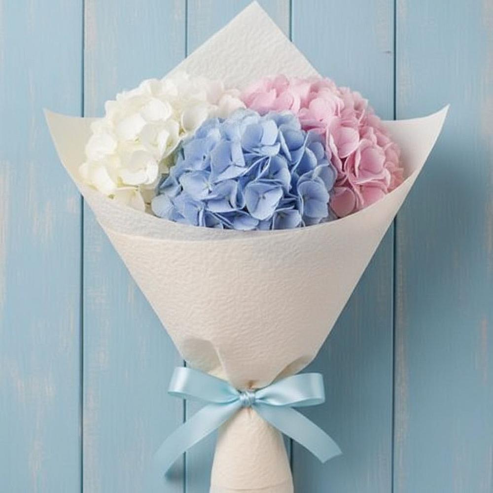 Букет цветов из: Гортензия в Заветном Краснодарского края