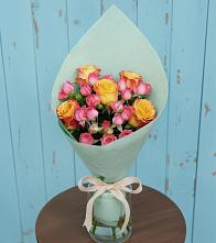 Букет Отличное настроение в Заветном Краснодарского края Букет цветов из:  Розы в Заветном Краснодарского края