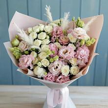 Букет цветов из:  Альстромерии и Розы в Заветном Краснодарского края